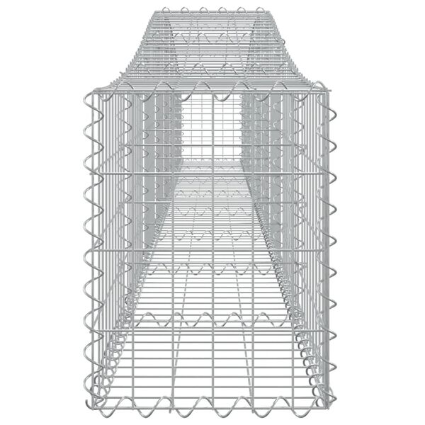 vidaXL Συρματοκιβώτια Τοξωτά 7 τεμ. 400x30x40/60 εκ. Γαλβαν. Ατσάλι