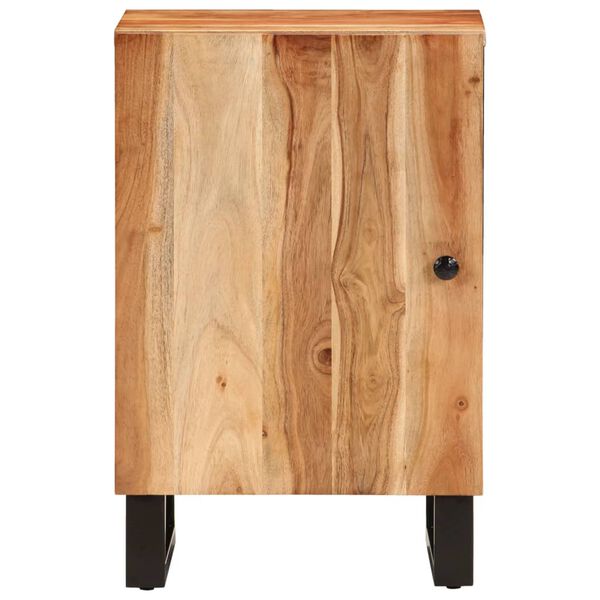 vidaXL Ντουλάπι Μπάνιου 38 x 33 x 58 εκ. από Μασίφ Ξύλο Ακακίας