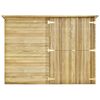 vidaXL Αποθήκη Ποδηλάτων Κήπου 232 x 110 x 170 εκ. από Εμποτισμένο Ξύλο Πεύκου