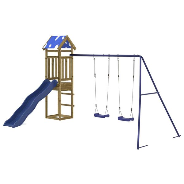 vidaXL Παιδική Χαρά Εξωτερικού Χώρου από Εμποτισμένο Ξύλο Πεύκου