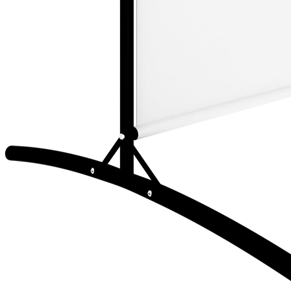 vidaXL Διαχωριστικό Δωματίου με 5 Πάνελ Λευκό 433x180 εκ. από Ύφασμα