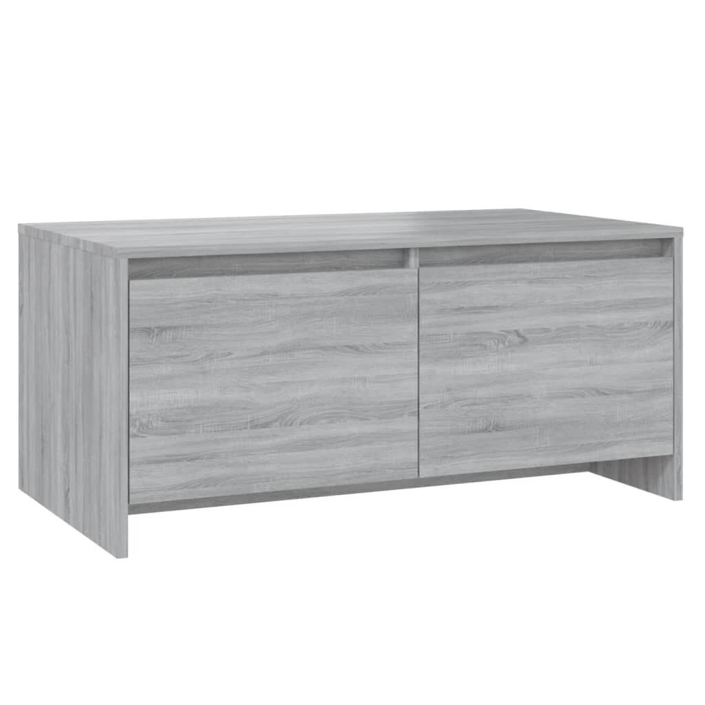 vidaXL Τραπεζάκι Σαλονιού Γκρι Sonoma 90x50x41,5 εκ. Επεξ. Ξύλο