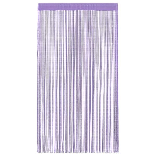 vidaXL Κουρτίνες με Κρόσσια 2 τεμ. Μοβ 140 x 250 εκ.