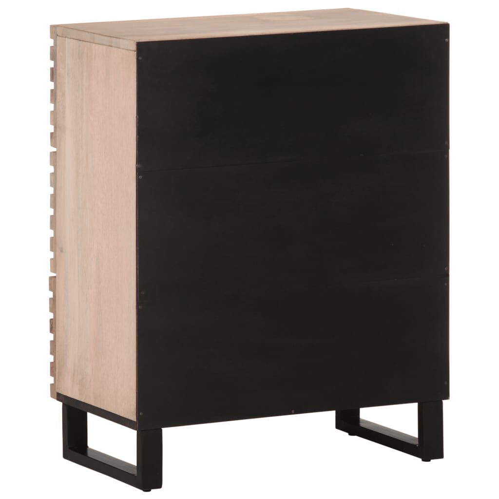 vidaXL Ντουλάπια 2 Τεμ. 60x34x75 εκ. από Μασίφ Ξύλο Μάνγκο