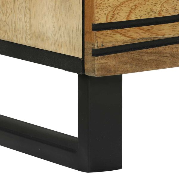 vidaXL Υψηλός πίνακας 60x33.5x100 cm Μασίφ ξύλο μάνγκο