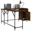 vidaXL Γραφείο Καπνιστή Δρυς 141x141x75 εκ. από Επεξεργασμένο Ξύλο