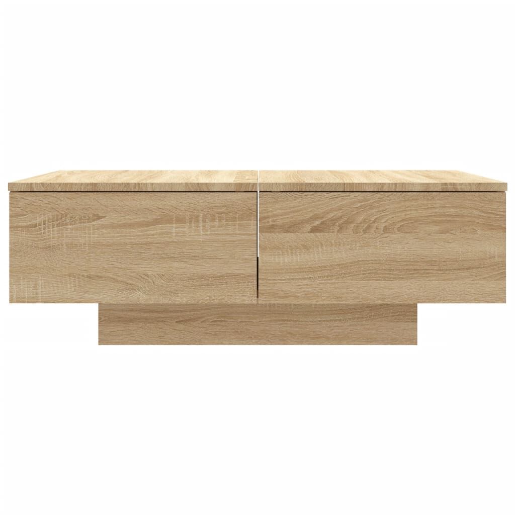 vidaXL Τραπεζάκι Σαλονιού Sonoma Δρυς 90 x 60 x 31 εκ. από Επεξ. Ξύλο