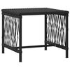vidaXL Ξαπλώστρα 2 pcs Μαύρο 35 x 35 x 32 εκ. συνθετικό ρατάν