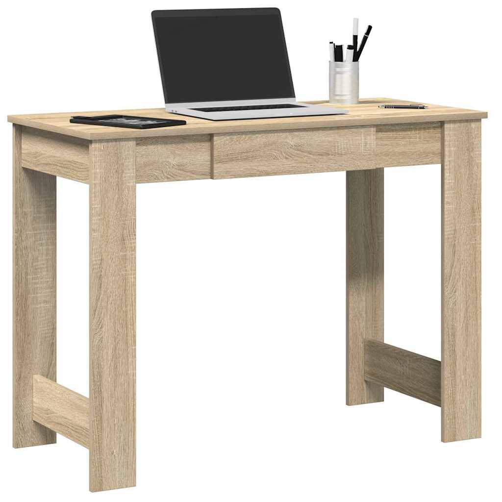 vidaXL Γραφείο Sonoma Δρυς 100x45x75 εκ. από Επεξεργασμένο Ξύλο