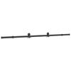 vidaXL Συρόμενη πόρτα με σετ υλικού 90x205 cm από γυαλί&Αλουμίνιο