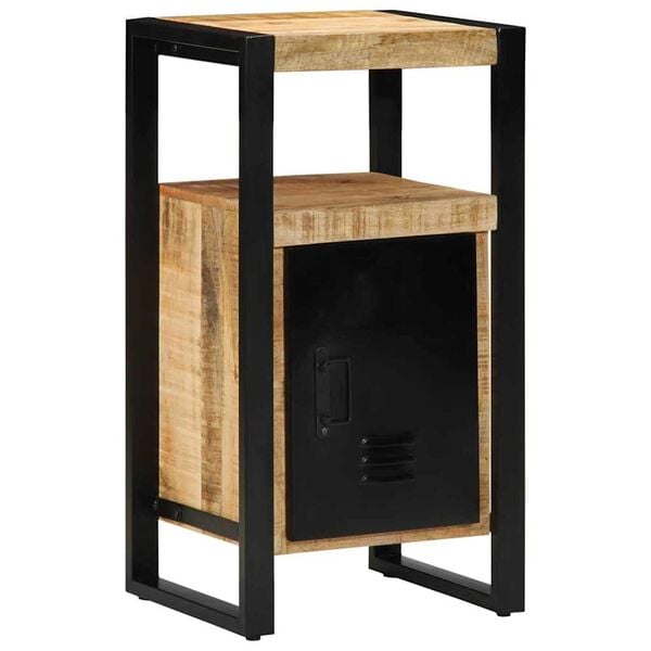 vidaXL Ντουλάπα Μπάνιου με ράφι Καφέ 40 x 35 x 75 εκ Μασίφ ξύλο μάνγκο