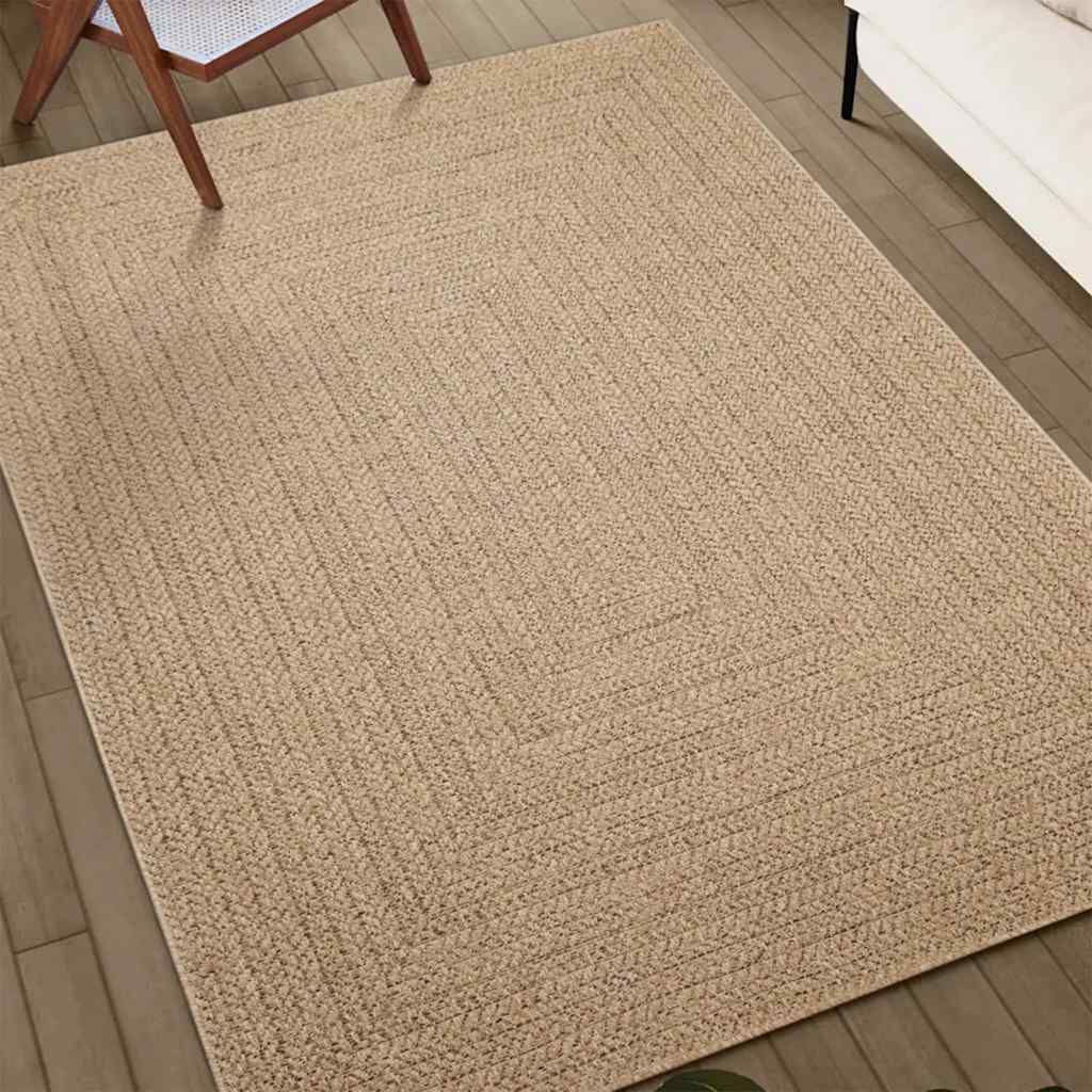 vidaXL Χαλί ZIZUR Όψη Γιούτας Εσωτ. & Εξωτ. Χώρου 200x200 εκ.