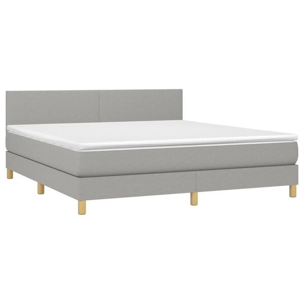 vidaXL &Kappa;&rho;&epsilon;&beta;ά&tau;&iota; Boxspring &mu;&epsilon; &Sigma;&tau;&rho;ώ&mu;&alpha; &Alpha;&nu;&omicron;&iota;&chi;&tau;ό &Gamma;&kappa;&rho;&iota; 180x200 &epsilon;&kappa;. &Upsilon;&phi;&alpha;&sigma;&mu;ά&tau;&iota;&nu;&omicron;
