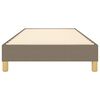 vidaXL Σκελετός Κρεβατιού Χωρίς Στρώμα Taupe 80x200 εκ. Υφασμάτινο