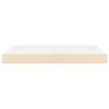 vidaXL Στρώμα με Pocket Springs Κρεμ 120x200x20 εκ. Υφασμάτινο