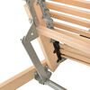 vidaXL Βάση κρεβατιού με λάμες Καφέ 70 x 190 cm Στερεό Ξύλο Μηλιάς