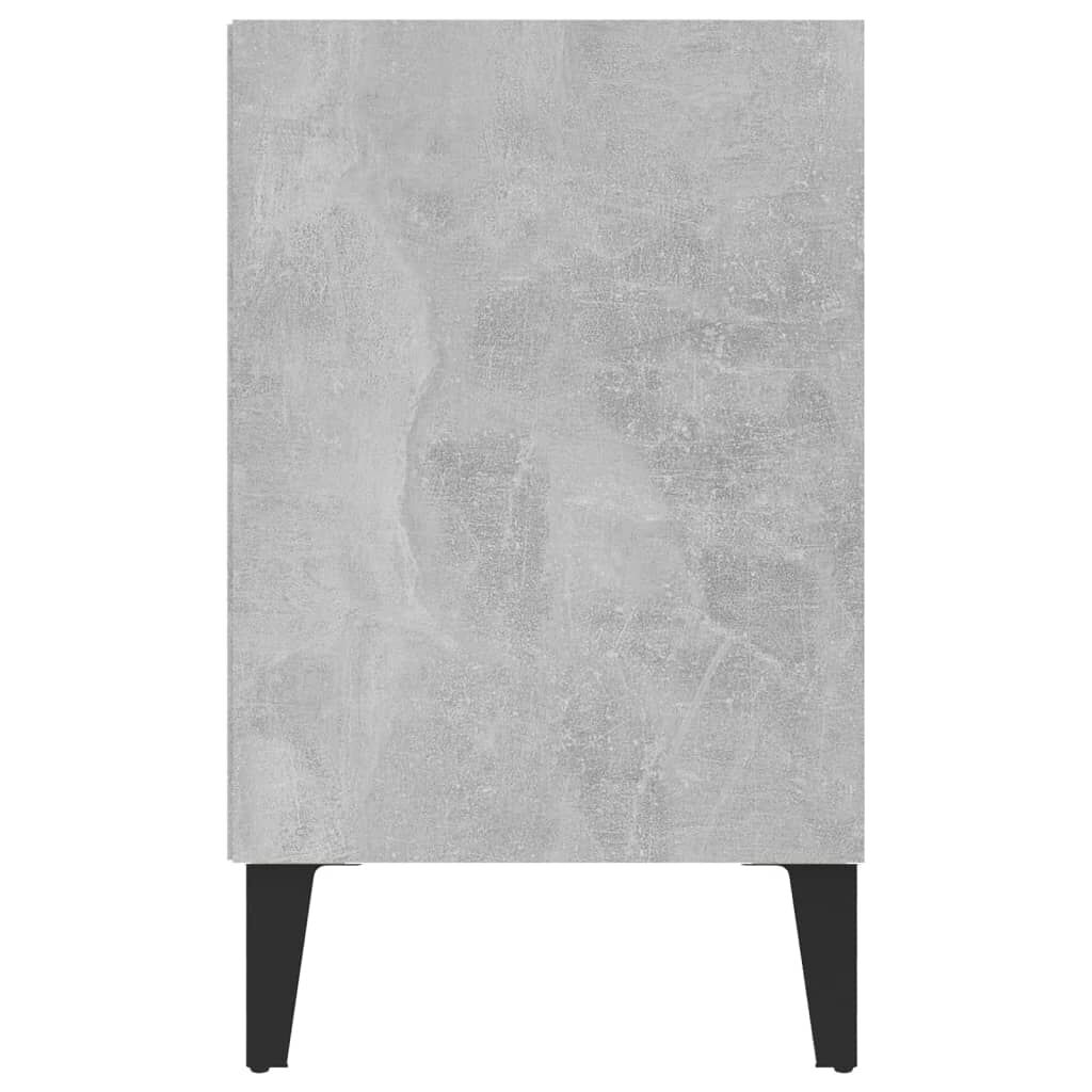 vidaXL Έπιπλο Τηλεόρασης Καπνιστή Γκρι Σκ. 103,5x30x50 εκ Μετ. Πόδια