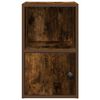 vidaXL Βιβλιοθήκη Καπνιστή Δρυς 31x24x52 εκ. από Επεξεργασμένο Ξύλο