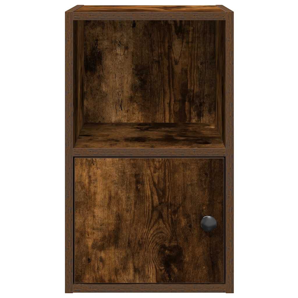 vidaXL Βιβλιοθήκη Καπνιστή Δρυς 31x24x52 εκ. από Επεξεργασμένο Ξύλο