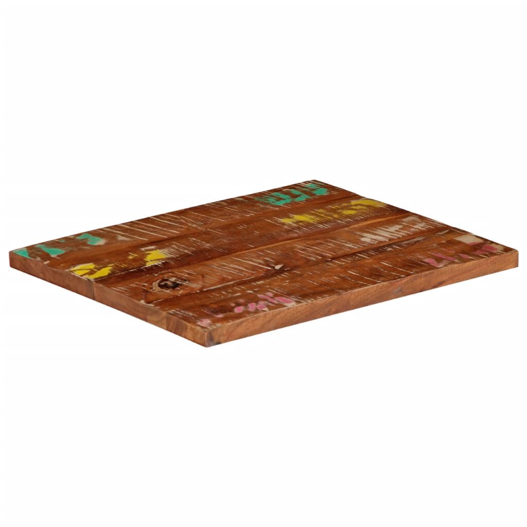 vidaXL Επιφάνεια Τραπεζιού Ορθογώνια 60x50x3,8 εκ. Ανακυκλωμένο Ξύλο