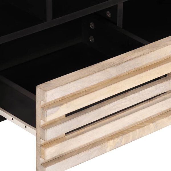 vidaXL Έπιπλο Τηλεόρασης 100x34x46 εκ. από Μασίφ Ξύλο Μάνγκο