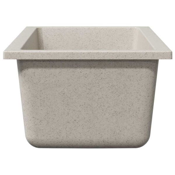 vidaXL Σιντρινο κουζίνας Μπεζ 21 x 44 x 14 εκ. Γρανίτης