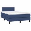 vidaXL &Kappa;&rho;&epsilon;&beta;ά&tau;&iota; Boxspring &mu;&epsilon; &Sigma;&tau;&rho;ώ&mu;&alpha; & LED &Mu;&pi;&lambda;&epsilon; 120x190&epsilon;&kappa;. &Upsilon;&phi;&alpha;&sigma;&mu;ά&tau;&iota;&nu;&omicron;