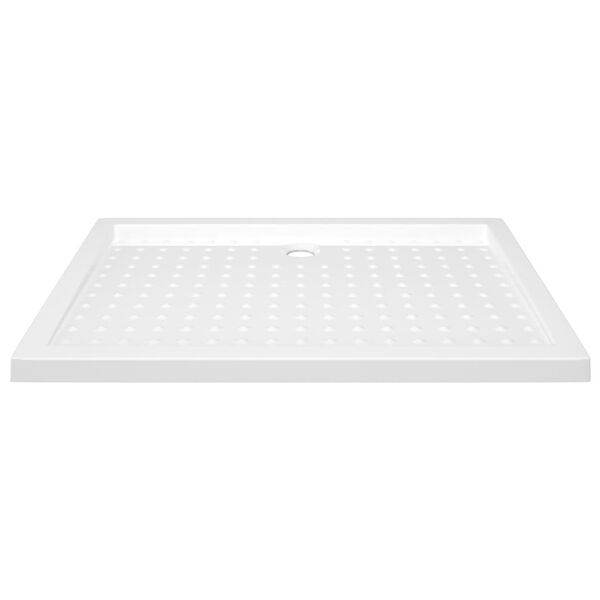 vidaXL Βάση Ντουζιέρας με Σχέδιο Τάπας Λευκή 70 x 100 x 4 εκ. από ABS