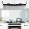 vidaXL Πίσω Πάνελ Κουζίνας Λευκό 70 x 60 cm σκληρυμένο γυαλί