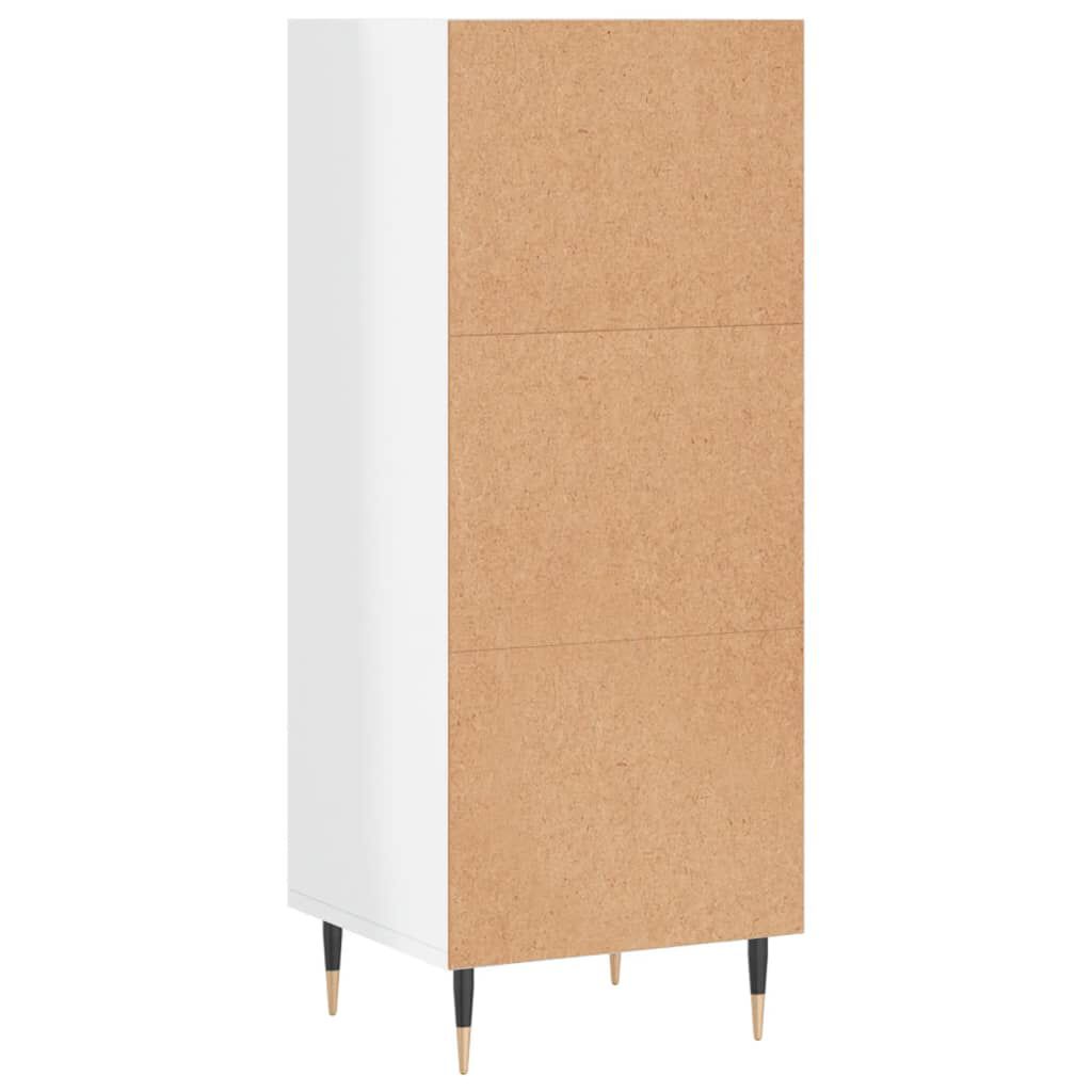 vidaXL Ντουλάπι Γυαλιστερό Λευκό 34,5 x 32,5 x 90 εκ. Επεξεργ. Ξύλο