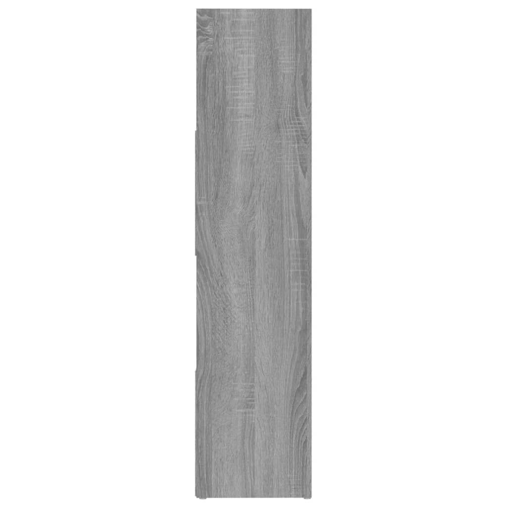 vidaXL Βιβλιοθήκη/Διαχωριστικό Χώρου Γκρι Sonoma 105 x 24 x 102 εκ.