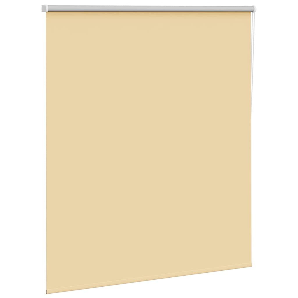 vidaXL Roller Blind Blackout Μπεζ 130x175 cm Πλάτος υφάσματος 126,6cm