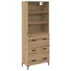 vidaXL Highboard Artisan Oak 69,5 x 34 x 180 &epsilon;&kappa;. &Epsilon;&pi;&epsilon;&xi;&epsilon;&rho;&gamma;&alpha;&sigma;&mu;έ&nu;&omicron; &Xi;ύ&lambda;&omicron;