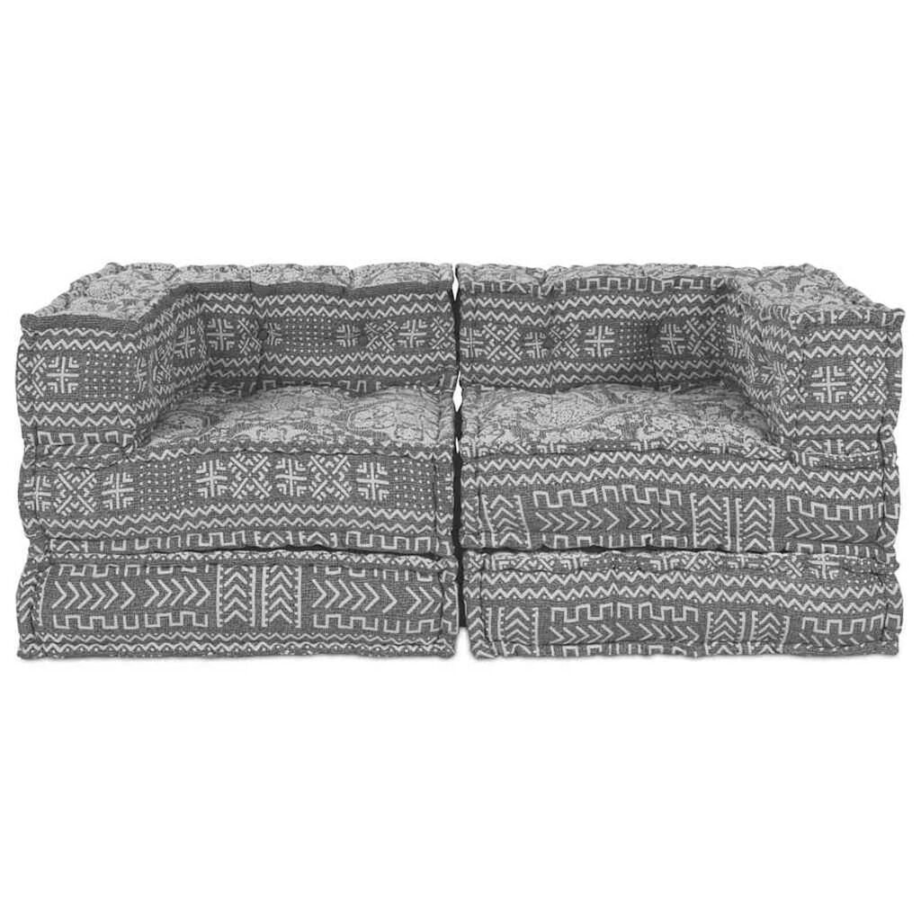 vidaXL Μαξιλάρι 2 pcs Ανοιχτό γκρι 70 x 70 x 54 εκ Πολυεστέρας