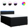 vidaXL &Kappa;&rho;&epsilon;&beta;ά&tau;&iota; Boxspring &mu;&epsilon; &Sigma;&tau;&rho;ώ&mu;&alpha; &Mu;&alpha;ύ&rho;&omicron; 140x200 &epsilon;&kappa;. &Upsilon;&phi;&alpha;&sigma;&mu;ά&tau;&iota;&nu;&omicron;