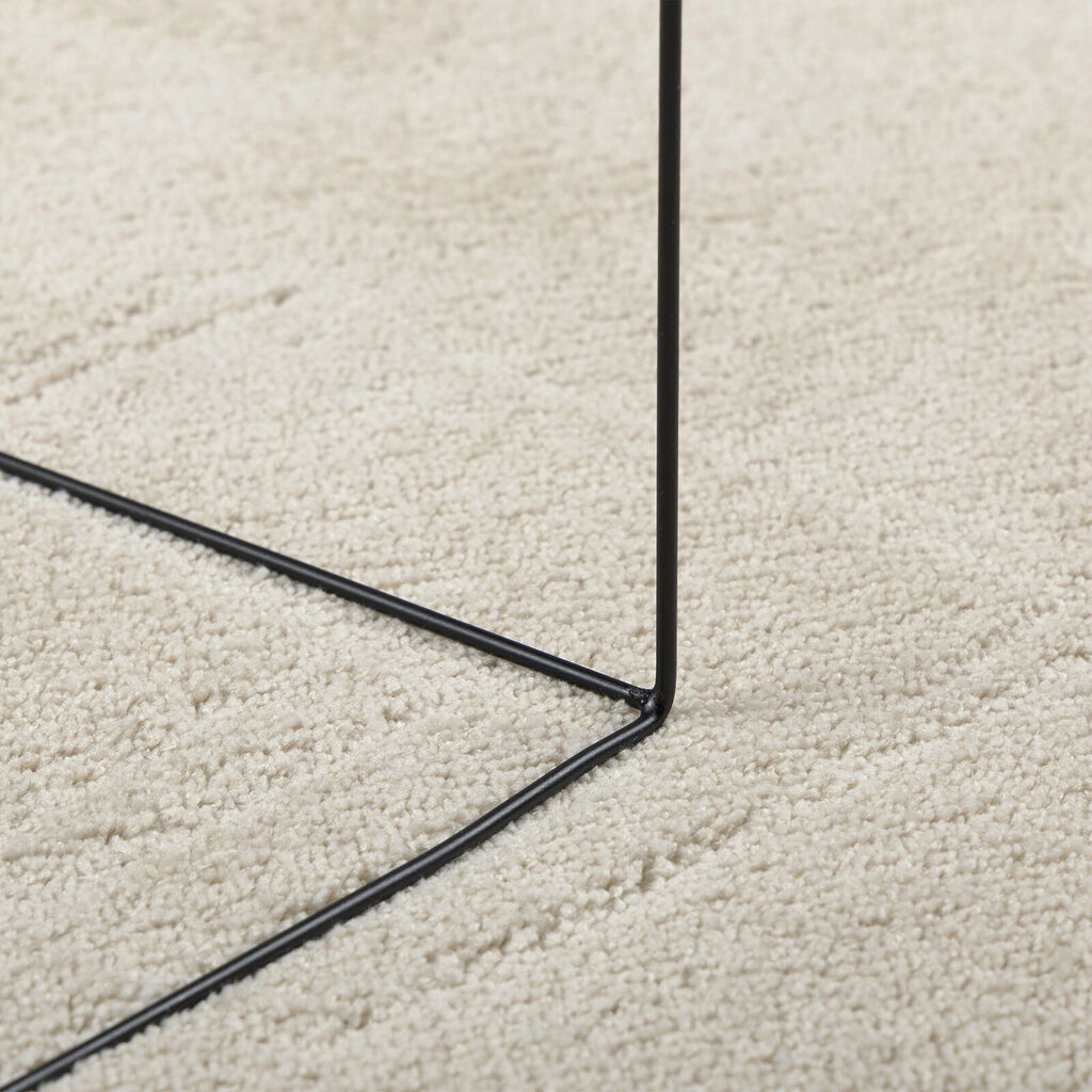 vidaXL Χαλί Μπεζ 100 x 200 cm Πολυεστέρας