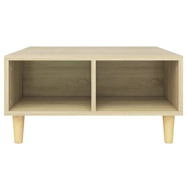 vidaXL Τραπεζάκι Σαλονιού Sonoma Δρυς 60x60x30 εκ. Επεξεργασμένο Ξύλο