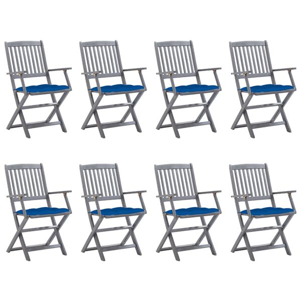 vidaXL &Kappa;&alpha;&rho;έ&kappa;&lambda;&epsilon;&sigmaf; &Epsilon;&xi;. &Chi;ώ&rho;&omicron;&upsilon; &Pi;&tau;&upsilon;&sigma;&sigma;ό&mu;&epsilon;&nu;&epsilon;&sigmaf; 8 &tau;&epsilon;&mu;. &Xi;ύ&lambda;&omicron; &Alpha;&kappa;&alpha;&kappa;ί&alpha;&sigmaf; &mu;&epsilon; &Mu;&alpha;&xi;&iota;&lambda;ά&rho;&iota;&alpha;