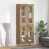 vidaXL Highboard Artisan Oak 69,5 x 34 x 180 &epsilon;&kappa;. &Epsilon;&pi;&epsilon;&xi;&epsilon;&rho;&gamma;&alpha;&sigma;&mu;έ&nu;&omicron; &xi;ύ&lambda;&omicron;