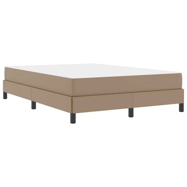 vidaXL Κρεβάτι Άλλο Καπουτσίνο 140 x 200 cm Τεχνητό δέρμα