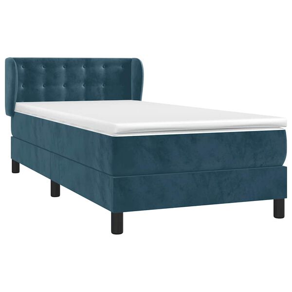 vidaXL &Kappa;&rho;&epsilon;&beta;ά&tau;&iota; Boxspring &mu;&epsilon; &Sigma;&tau;&rho;ώ&mu;&alpha; &Sigma;&kappa;&omicron;ύ&rho;&omicron; &Mu;&pi;&lambda;&epsilon; 90x190 &epsilon;&kappa;. &Beta;&epsilon;&lambda;&omicron;ύ&delta;&iota;&nu;&omicron;