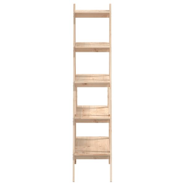 vidaXL Ραφιέρα 5 Επιπέδων Σχήμα Α 110x40x180,5 εκ. Μασίφ Ξύλο Πεύκου