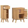 vidaXL Σετ Επίπλων Μπάνιου με συρτάρι 2 pcs Καφέ 114 x 43 x 73.5 εκ.