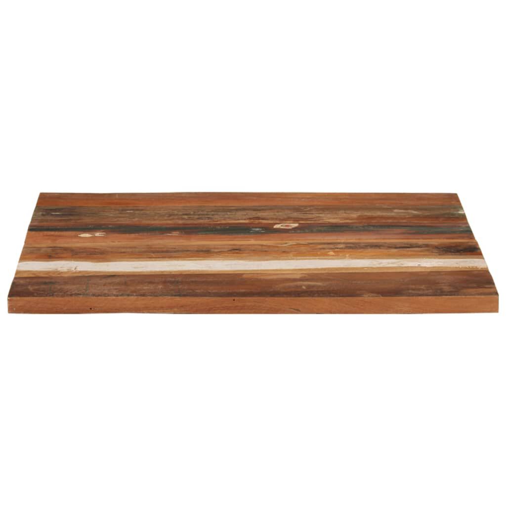 vidaXL Επιφάνεια Τραπεζιού 70x70x(2,5-2,7) εκ. Μασίφ Ανακυκλωμένο Ξύλο