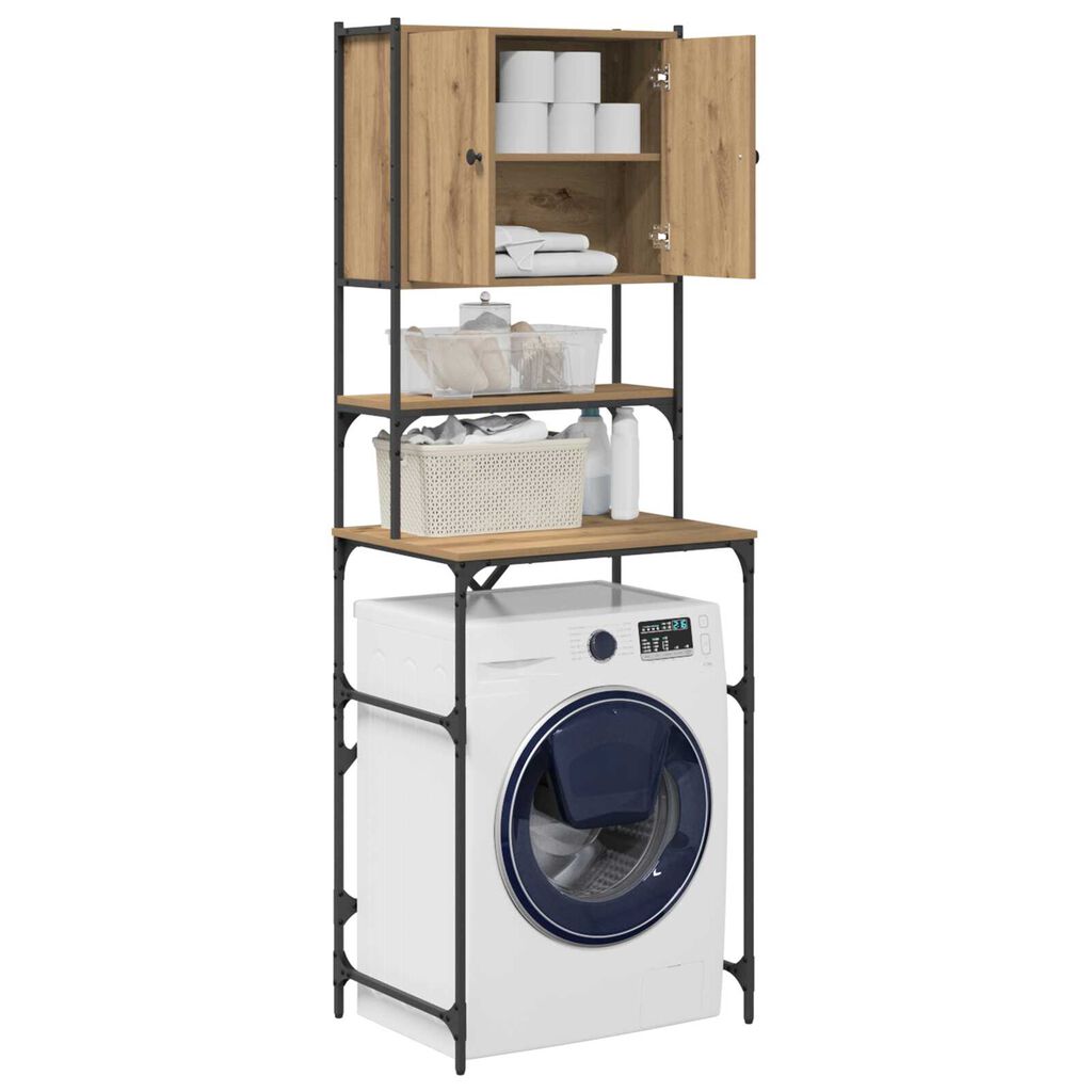 vidaXL Ντουλάπα Πλυντηρίου Μασίφ Δρυός 68x48,5x194 εκ.