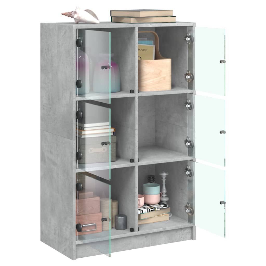 vidaXL Ντουλάπι με Πόρτες 68x37x109 εκ. από Επεξεργασμένο Ξύλο