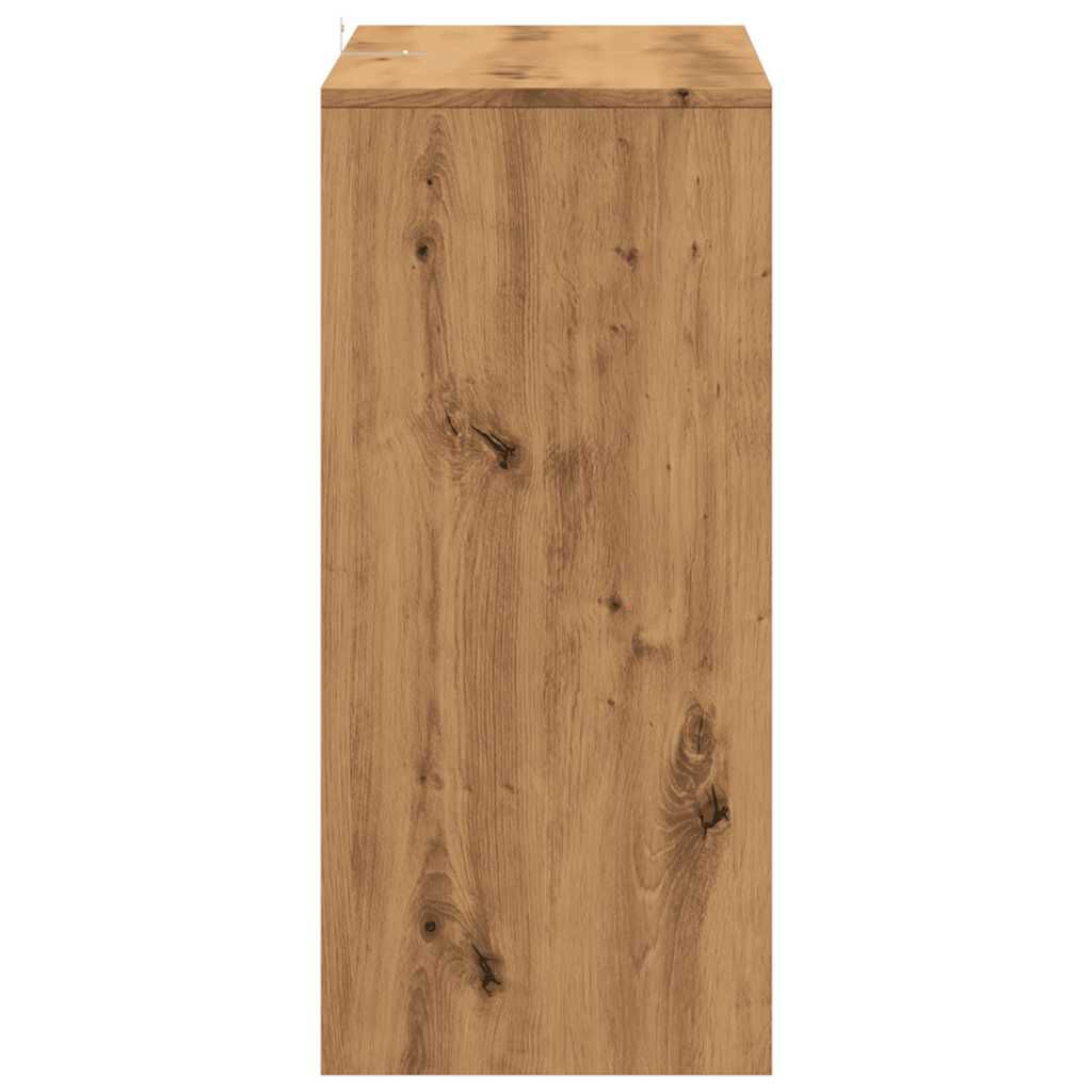 vidaXL Τραπέζι Κονσόλα Αρτισιανή Δρυς 100x35x76,5εκ Επεξεργασμένο Ξύλο