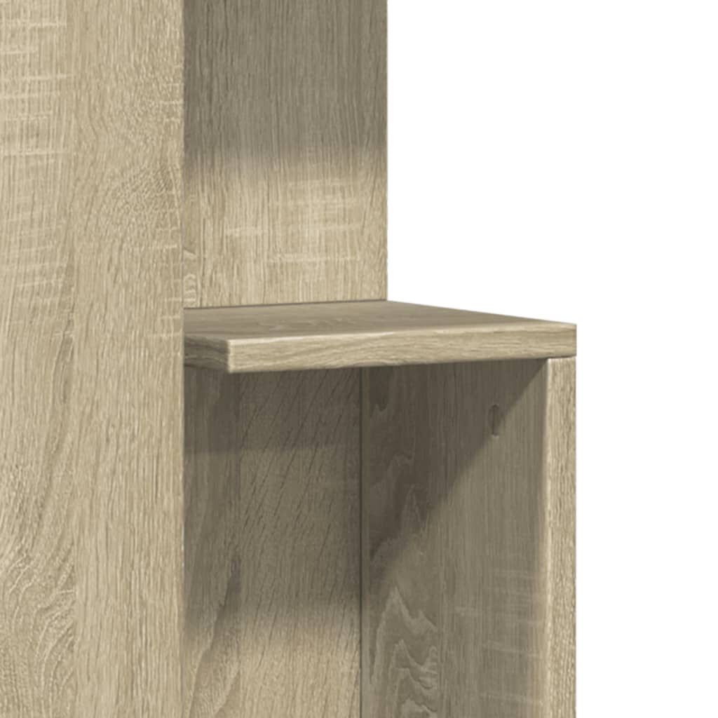 vidaXL Βοηθητικό Τραπέζι Sonoma Δρυς 35x35x60 εκ. Επεξεργασμένο Ξύλο