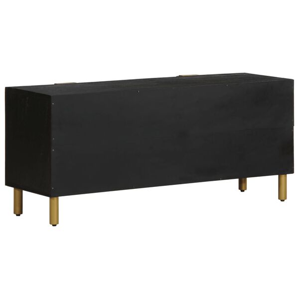 vidaXL Έπιπλο Τηλεόρασης Μαύρο 105 x 33 x 46 εκ. Επεξεργασμένο Ξύλο