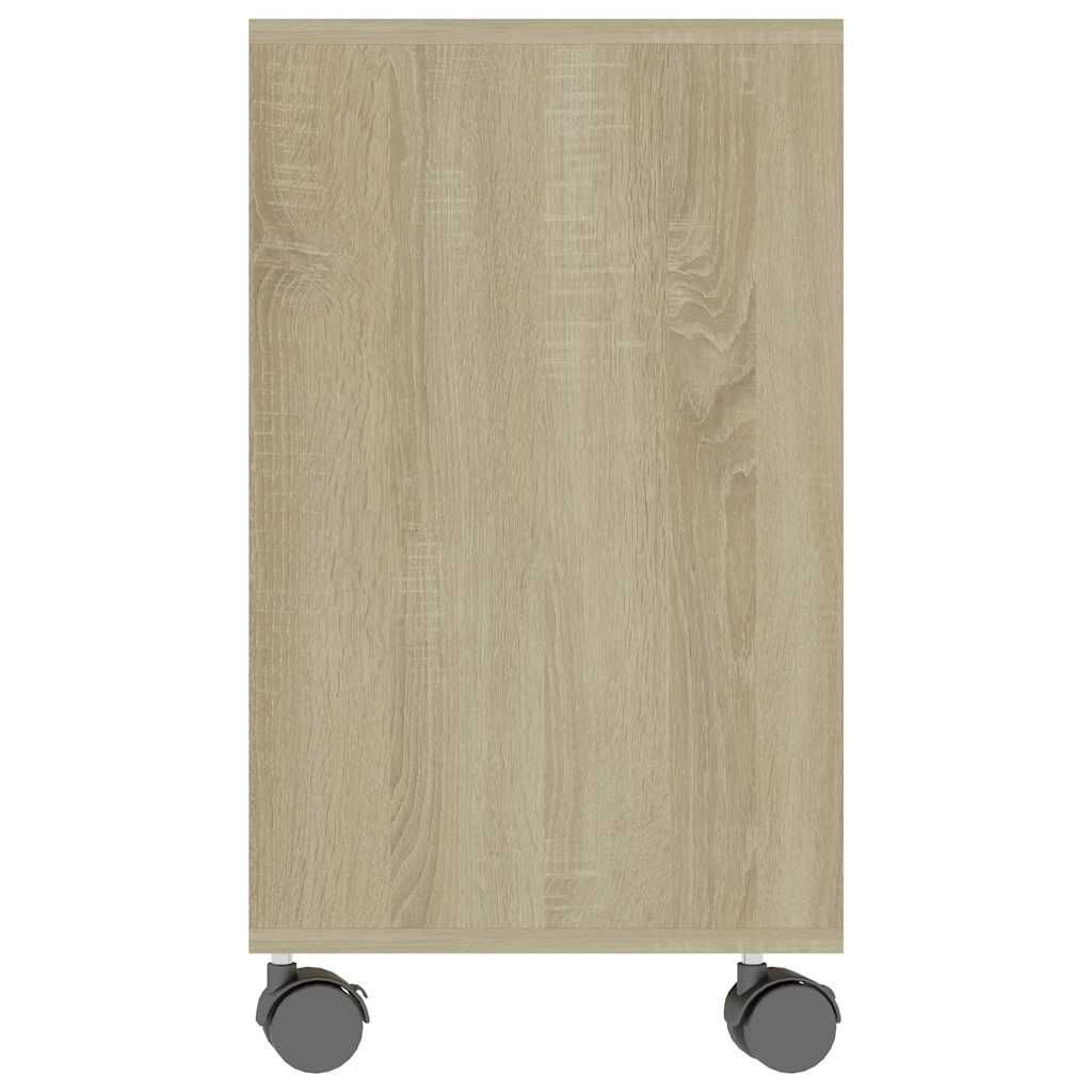 vidaXL Τραπέζι Βοηθητικό Sonoma Δρυς 70x35x55 εκ. Επεξεργασμένο Ξύλο